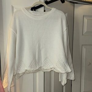 Elegant White Sweater